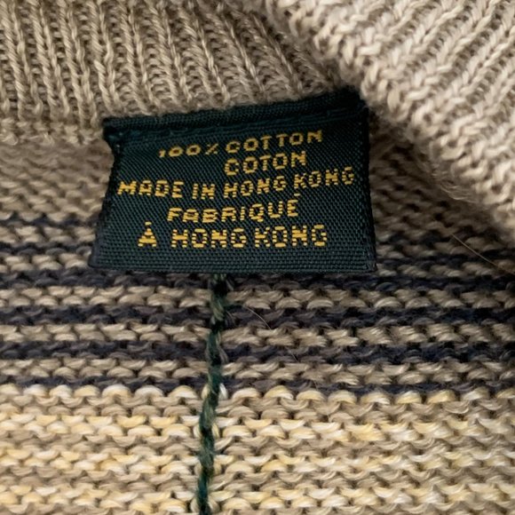 BOBBY JONES Classic Argyle 100% Cotton Sweater SZ L - Picture 8 of 10